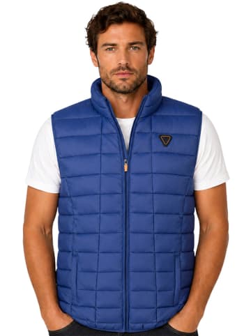 Geographical Norway Doorgestikte bodywarmer "Vaipter" blauw