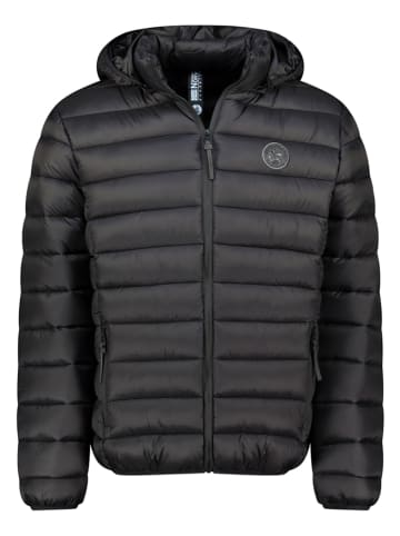 Geographical Norway Doorgestikte jas "Amiglobe" zwart