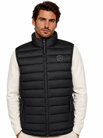 Geographical Norway Steppweste "Vamiglobe" in Schwarz