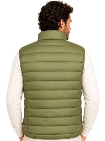 Geographical Norway Doorgestikte bodywarmer "Vamiglobe" olijfgroen