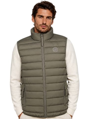 Geographical Norway Steppweste "Vamiglobe" in Khaki