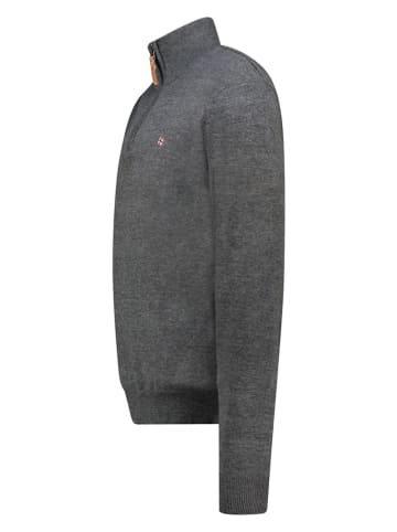 Geographical Norway Sweter "Fregate" w kolorze antracytowym