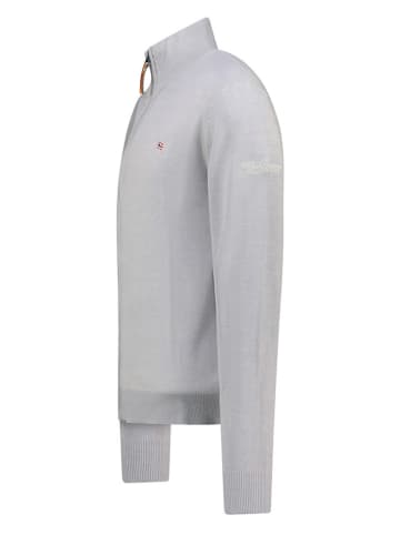 Geographical Norway Sweter "Fregate" w kolorze szarym