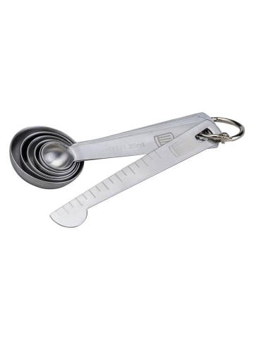 Fackelmann 7tlg. Set: Edelstahl-Messlöffel - (L)13 cm