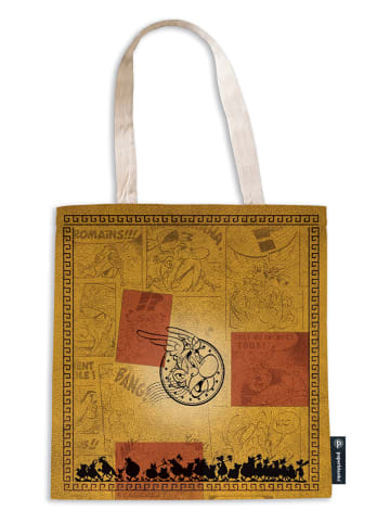 Paperblanks Boodschappentas ''Asterix & Obelix'' geel - (L)38 x (B)38 cm