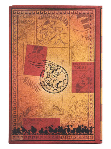 Paperblanks Gelinieerd notitieboek ''Asterix & Obelix'' oranje - (B)9 x (H)14 cm