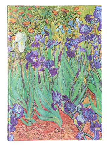Paperblanks Schetsboek ''Van Goghs irissen'' meerkleurig - (B)20,5 x (H)30 cm
