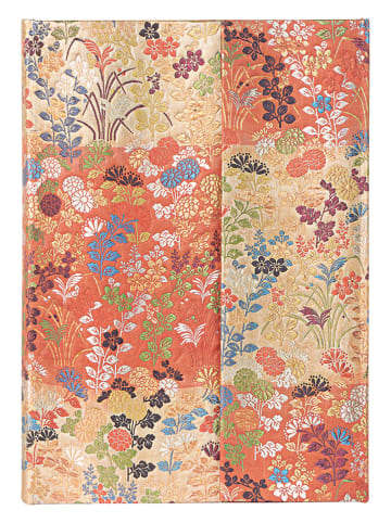 Paperblanks Adressbuch ''Kara-ori'' in Beige/ Orange - (B)12,5 x (H)18 cm