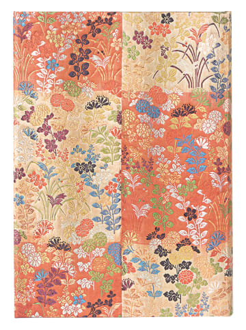 Paperblanks Książka adresowa "Kara-ori" w kolorze beżowo-pomarańczowym - 12,5 x 18 cm