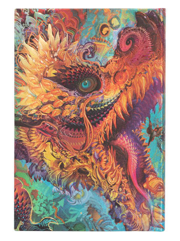 Paperblanks Notatnik "Humming Dragon" ze wzorem w linie - 9,5 x 14 cm