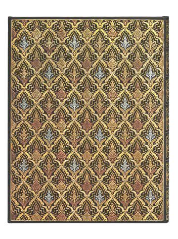 Paperblanks Liniertes Notizbuch ''Schicksal'' in Braun/ Gold - (B)18 x (H)23 cm