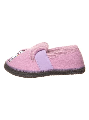 lamino Hausschuhe "Bobby Einhorn" in Rosa