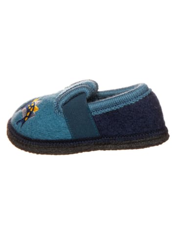 lamino Hausschuhe "Bobby Dino" in Blau