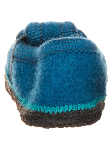 lamino Pantoffels "Bobby Krokodil" blauw