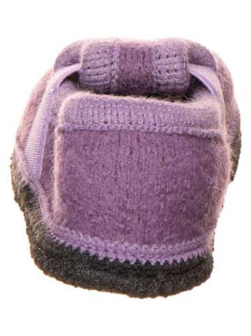 lamino Pantoffels "Bobby Pferdchen" paars