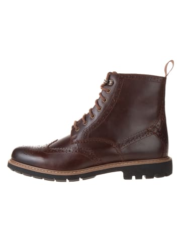 Clarks Leren boots "Batcombe Lord" bruin