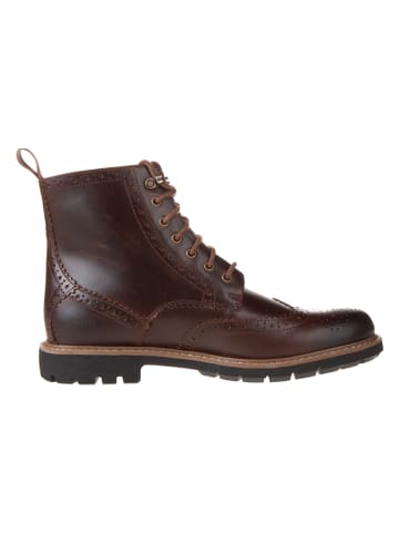 Clarks Leren boots "Batcombe Lord" bruin