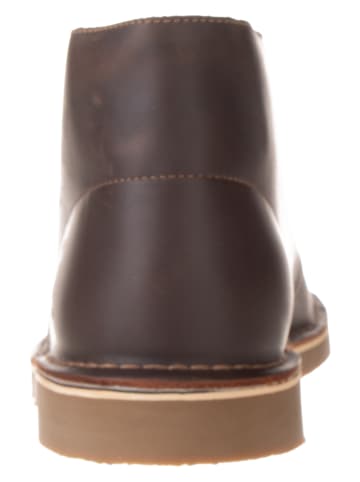Clarks Leren veterschoenen "Bushacre 3" bruin
