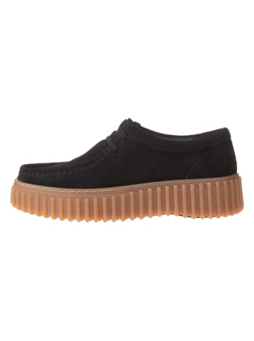 Clarks Leren veterschoenen "Torhill Bee" zwart