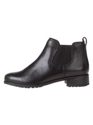 Clarks Leder-Chelsea-Boots "Havisham Top" in Schwarz