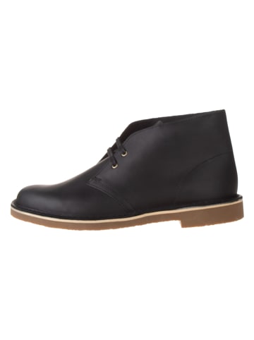 Clarks Skórzane trzewiki "Shepton" w kolorze czarnym