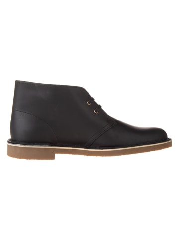 Clarks Leder-Schnürschuhe "Shepton" in Schwarz