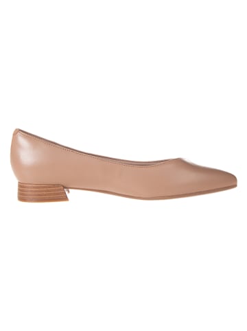 Clarks Leder-Ballerinas "Natalyn Wish" in Beige