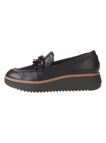 Clarks Leren sleehakmocassins "Zylah May" zwart