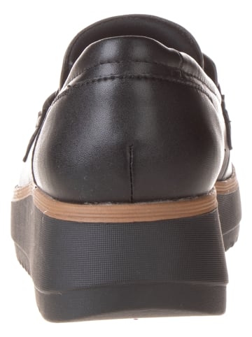 Clarks Leren sleehakmocassins "Zylah May" zwart