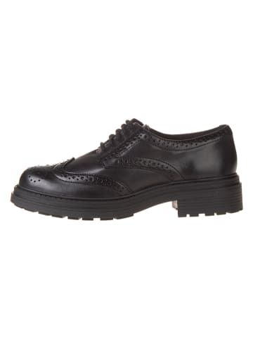 Clarks Leder-Schnürschuhe "Orinoco3 Derby" in Schwarz/ Schwarz