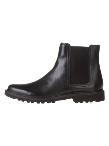 Clarks Leder-Chelsea-Boots "Berwick" in Schwarz