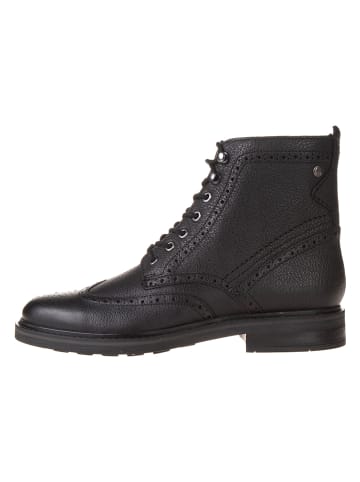 Clarks Leder-Boots "Newford" in Schwarz