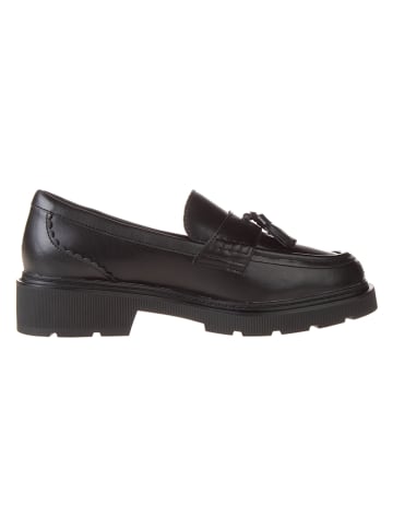 Clarks Skórzane mokasyny "Lauryl Tassel" w kolorze czarnym