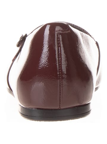 Clarks Leder-Spangenballerinas "Livia Sky" in Rot
