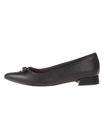 Clarks Leder-Ballerinas "Natalyn Trim" in Schwarz
