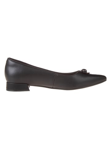 Clarks Leder-Ballerinas "Natalyn Trim" in Schwarz