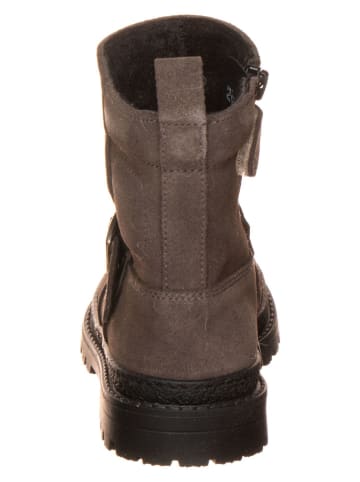 lamino Leder-Boots in Braun