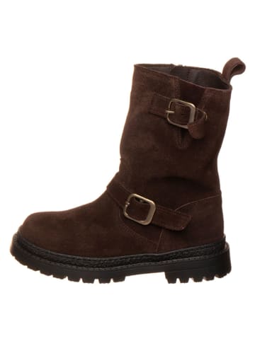 lamino Leder-Boots in Braun