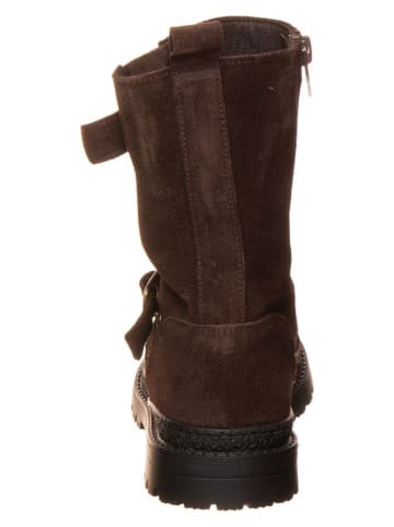 lamino Leren boots bruin