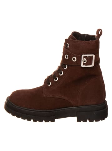 lamino Leren boots bruin