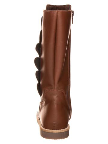 lamino Leder-Stiefel in Hellbraun