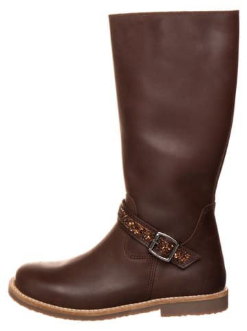 lamino Leder-Stiefel in Braun