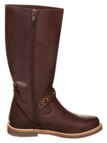 lamino Leder-Stiefel in Braun