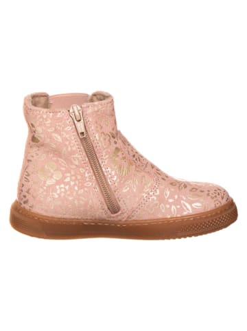 lamino Leder-Chelsea-Boots in Rosa