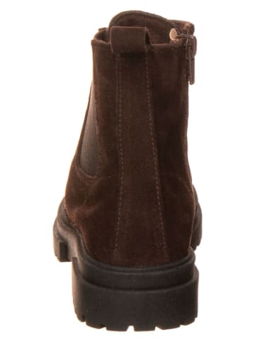 lamino Leder-Boots in Schwarz