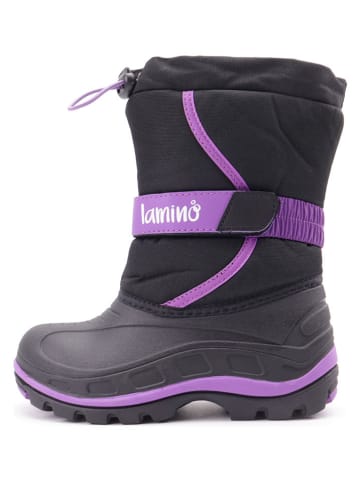 lamino Winterboots in Schwarz/ Lila