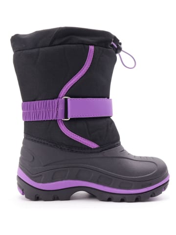 lamino Winterboots in Schwarz/ Lila