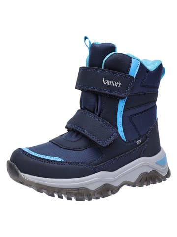 lamino Leren barefootboots donkerblauw