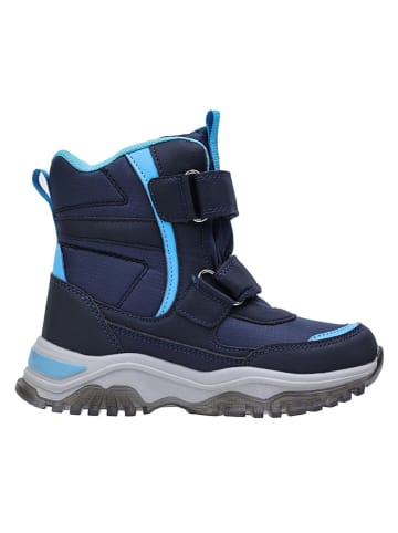 lamino Leder-Barfuß-Boots in Dunkelblau