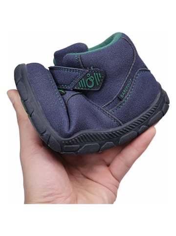 lamino Skórzane buty barefoot w kolorze granatowym